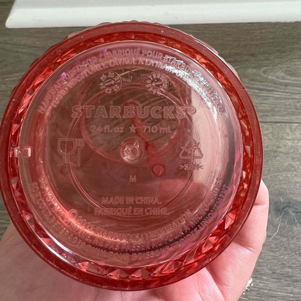 Starbucks 24oz Rose Gold Jeweled Tumbler - Picture 6 of 8